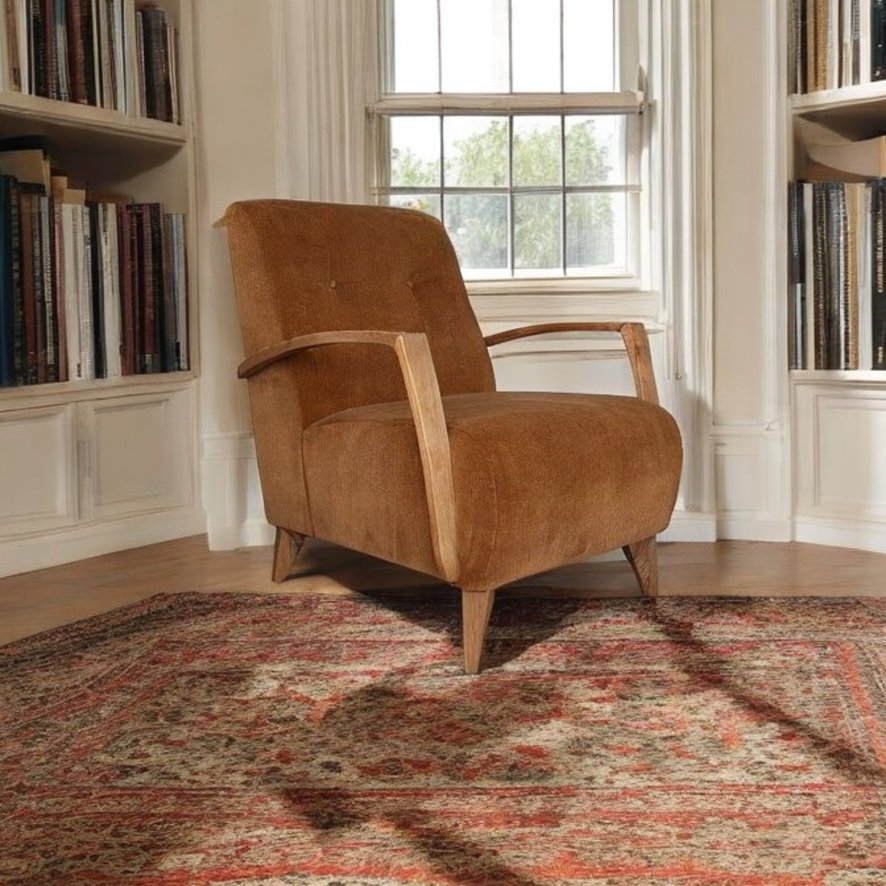 Ibberton Accent Chair in Umber Henderson Chenille