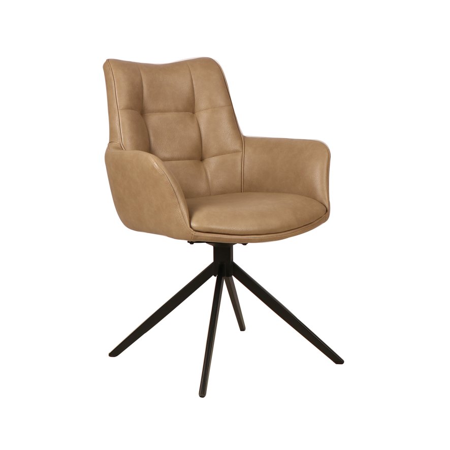 Jill Dining Chair Mushroom Brown