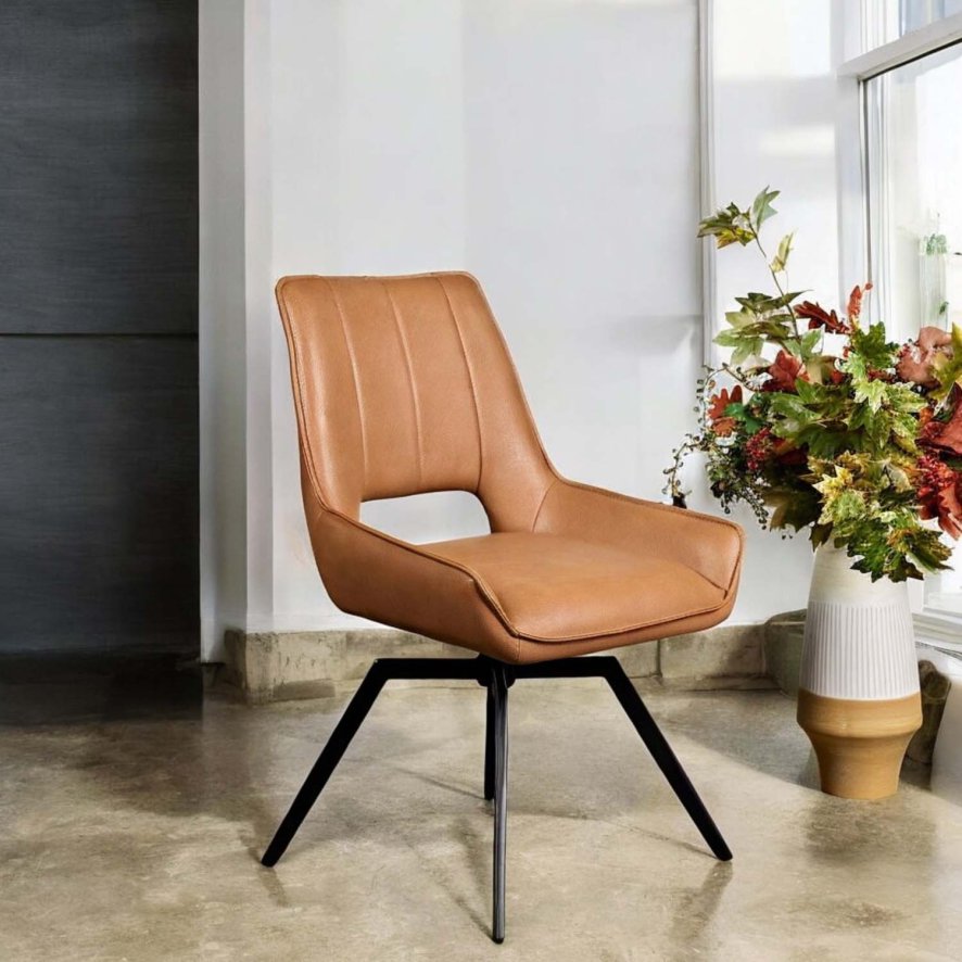 Woods Lily Spice Tan Dining Chair