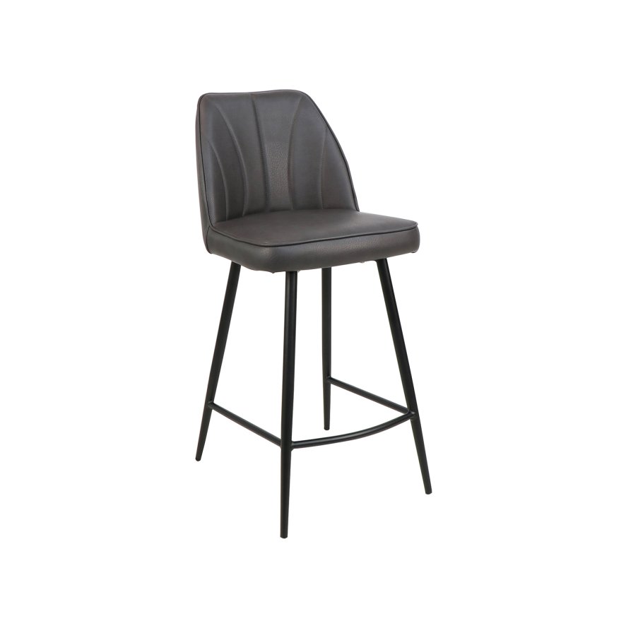 Woods Walton Bar Stool - Slate Grey (Set of 2)