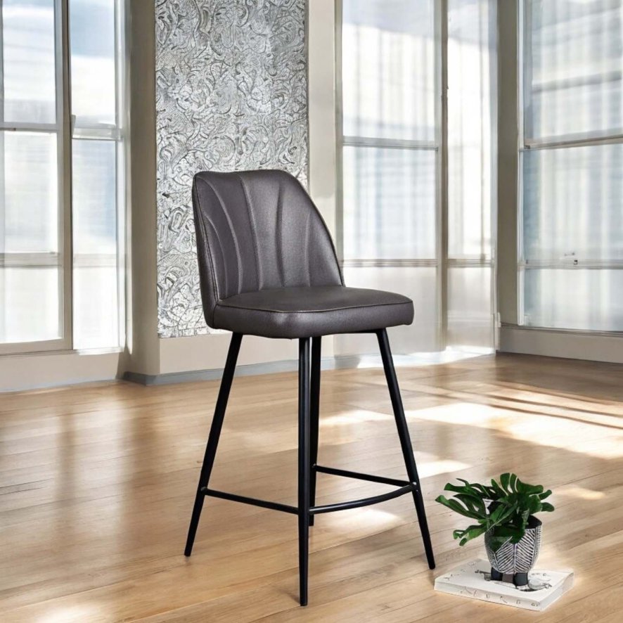 Woods Walton Bar Stool - Slate Grey