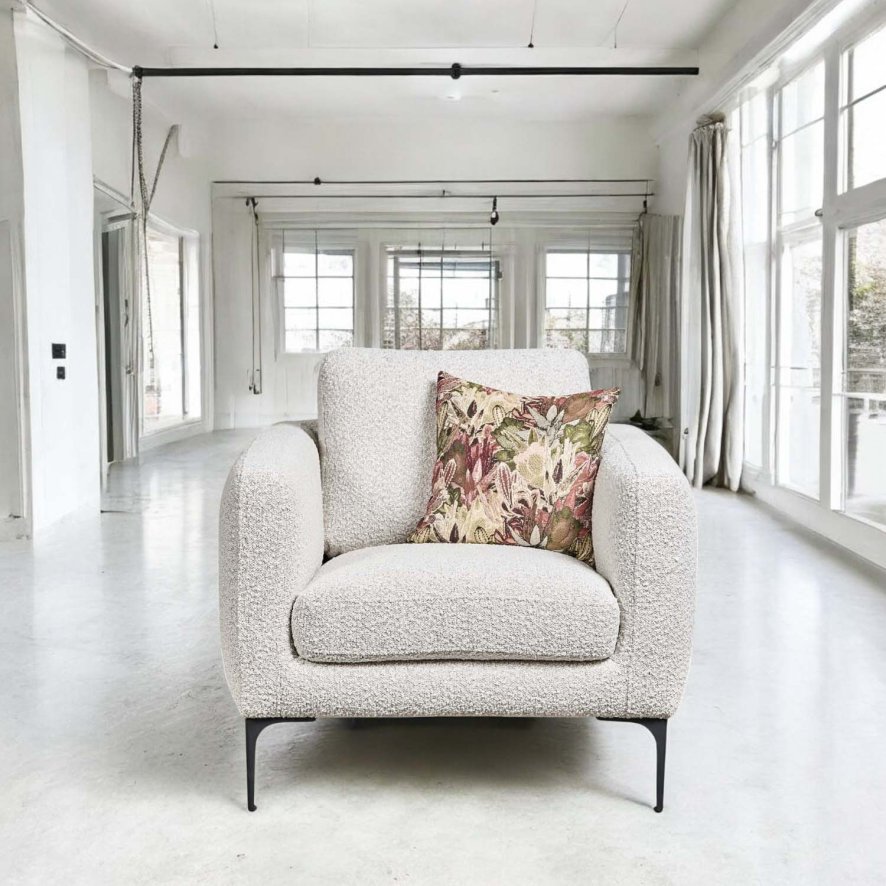 Woods Carnaby Armchair in Light Grey