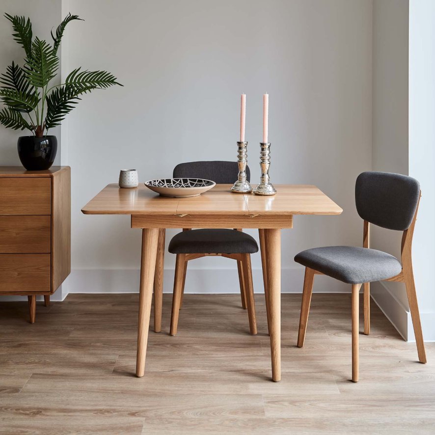 Woods Milan 80-110cm Extending Dining Table