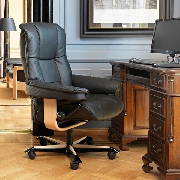 Stressless Mayfair Home Office Chair Cori Leather