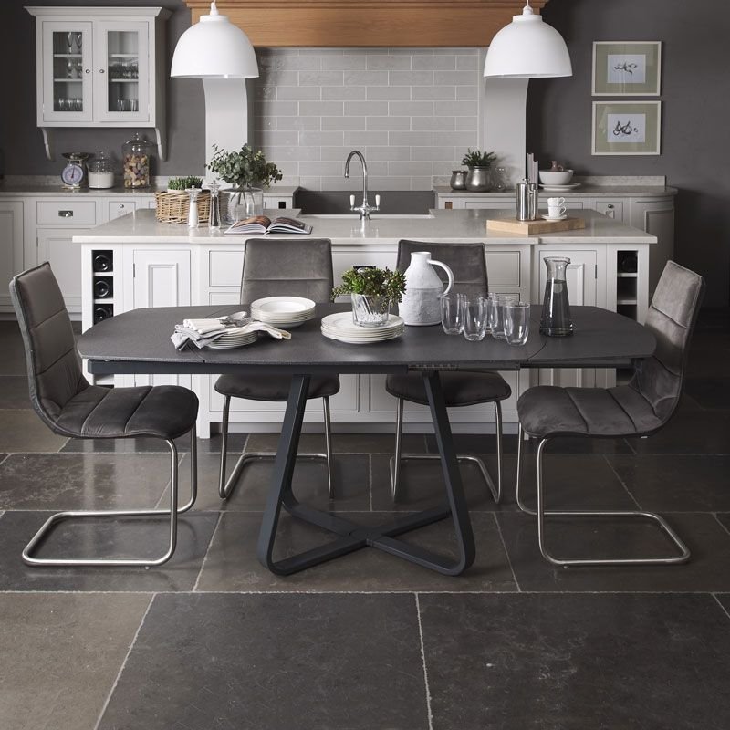 Palermo Grey Extendable Dining Table