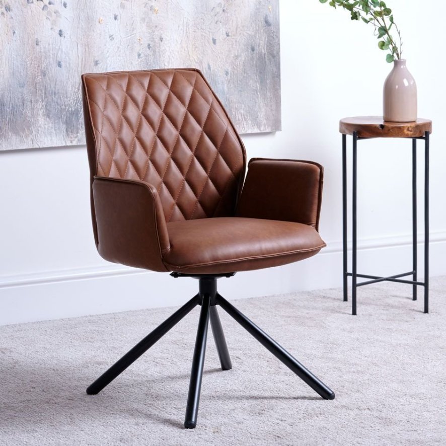 Twist Tan Dining Chair