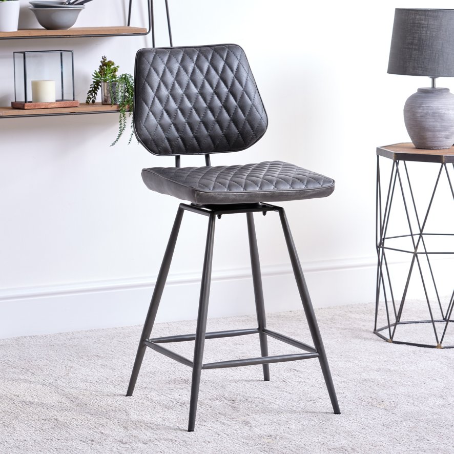 Digby Bar Stool Grey