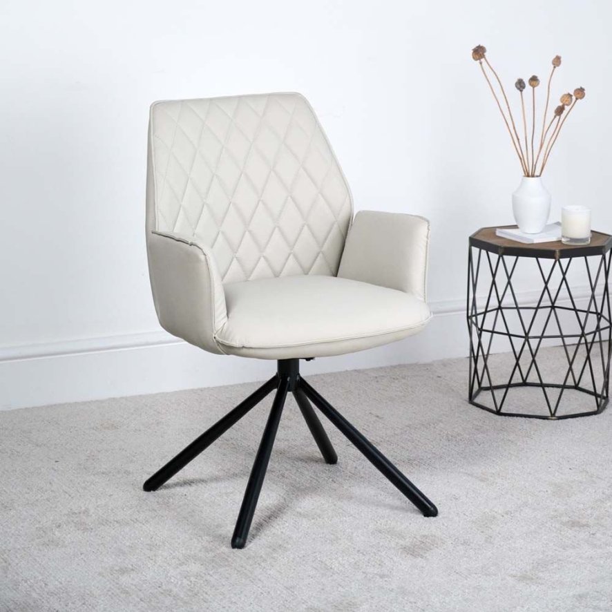 Twist Chalk White Dining Chair