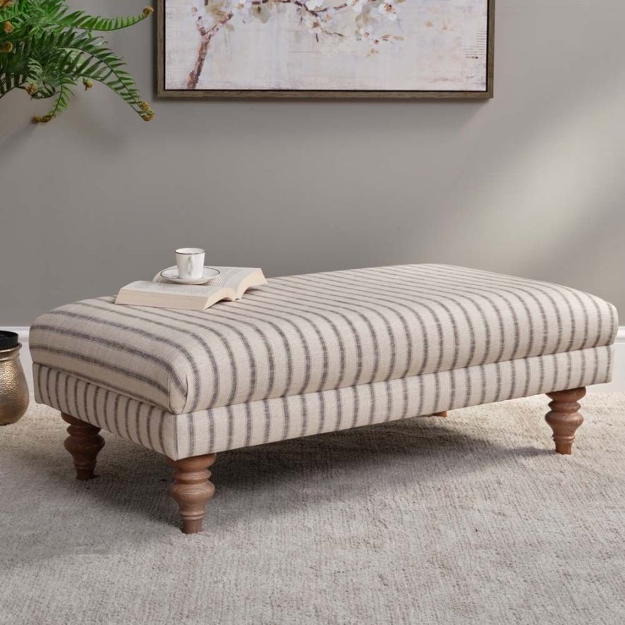 Keira Traditional Footstool - Fabric Grade C | Traditional Footstool ...