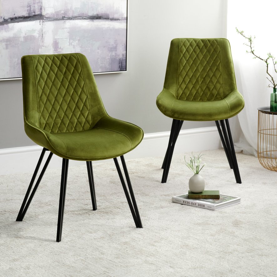 Chase Green Dining Chair Set Of 2