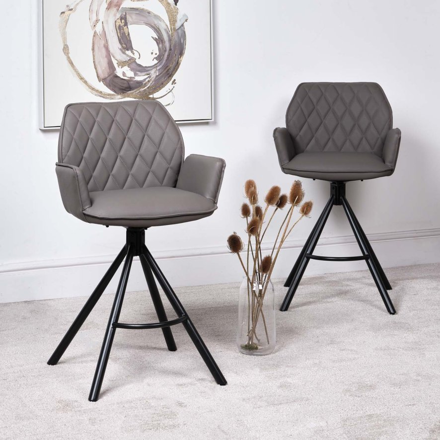 Twist Bar Stool Truffle Set Of 2