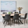 Woods Kamala 180cm Dining Table & 6 Ripley Dining Chairs - Grey