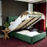 Woods Camila Ottoman Double Bed - Green