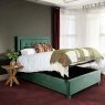 Woods Camila Ottoman Double Bed - Green