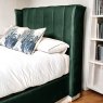 Woods Santana Ottoman Double  Bed - Green