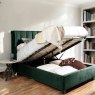 Woods Santana Ottoman Double  Bed - Green