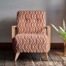 Woods Ibberton Accent Chair in Marmalade Chenille