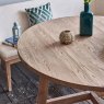 Woods Hampton Round Dining Table with 4 Parma Chairs in Silver