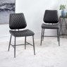 Woods Soho Dining Table 200cm & 6 Digby Dining Chairs - Grey