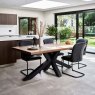 Woods Soho Dining Table 200cm & 6 Digby Dining Chairs - Grey