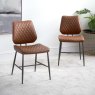 Woods Soho Dining Table 200cm & 6 Digby Dining Chairs - Tan