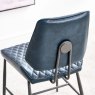 Woods Soho Dining Table 200cm & 6 Digby Dining Chairs - Dark Blue