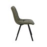 Woods Jack Olive Green Dining Chair with Slate Grey Piping (Set of 2)