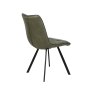 Woods Jack Olive Green Dining Chair with Slate Grey Piping (Set of 2)