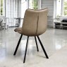 Woods Jack Mushroom Brown Dining Chair with Slate Grey Piping (Set of 2)