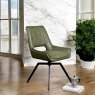 Woods Lily Olive Green Dining Chair