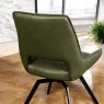 Woods Lily Olive Green Dining Chair