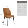 Woods Walton Spice Tan Dining Chair (Set of 2)