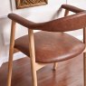 Woods Albi Dining Chair - Retro Brandy / Oiled Oak Legs (Set of 2)