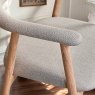 Woods Albi Dining Chair - Beige / Oiled Oak Legs (Set of 2)