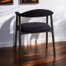 Woods Albi Dining Chair - Dark Blue / Dark Oak Legs (Set of 2)