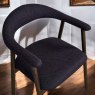 Woods Albi Dining Chair - Dark Blue / Dark Oak Legs (Set of 2)