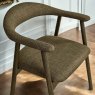 Woods Albi Dining Chair - Dark Green / Dark Oak Legs (Set of 2)