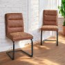 Woods Industrial Dining Chair - Tan (Set of 2)