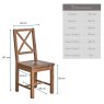 Woods Adelaide Wooden Dining Chair (Set of 2)