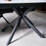 Woods Toscana White Motion Dining Table with Frampton Corner & Low Bench in Anthracite - Right Hand Facing