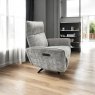 Woods Brodie Armchair with Power and Massage in Granite Fabric