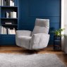 Woods Brodie Armchair with Power and Massage in Granite Fabric