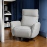 Brodie Armchair with Power and Massage in Grey Leather