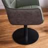 Woods Arno Green Leather Dining Chair (Set of 2)