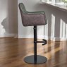 Woods Arno Green Leather Bar Stool (Set of 2)