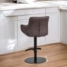 Woods Savonna Green Real Leather Bar Stool (Set of 2)