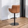 Woods Savonna Cognac Leather Bar Stool (Set of 2)