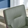 Woods Messina Green Leather Dining Chair (Set of 2)