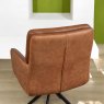 Woods Messina Cognac Leather Dining Chair (Set of 2)