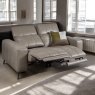 Woods Oti 2 Seater Power Recliner Sofa in Elephant Grey Leather